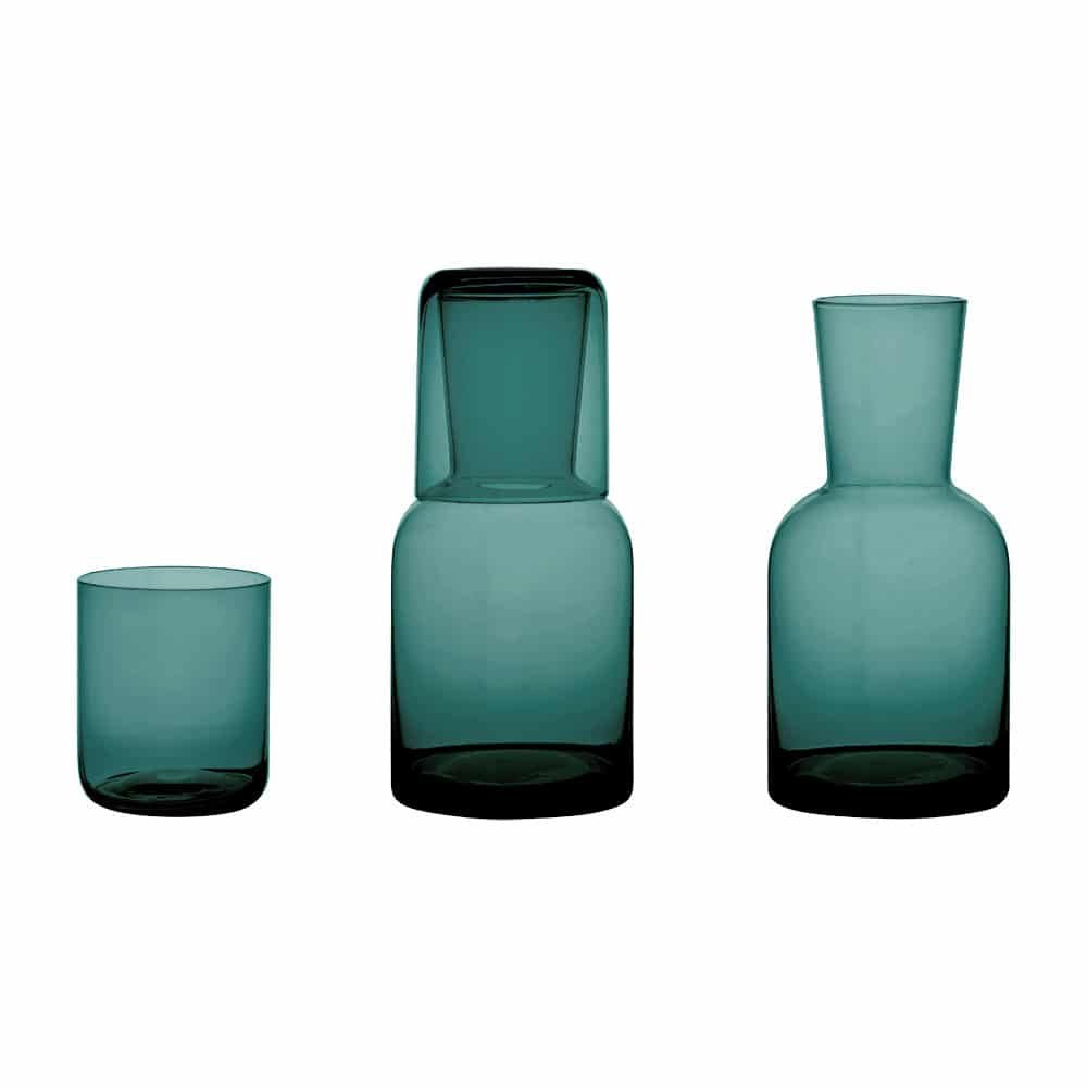 Buy Water Carafe Set - Green by Annabel Trends - at White Doors & Co
