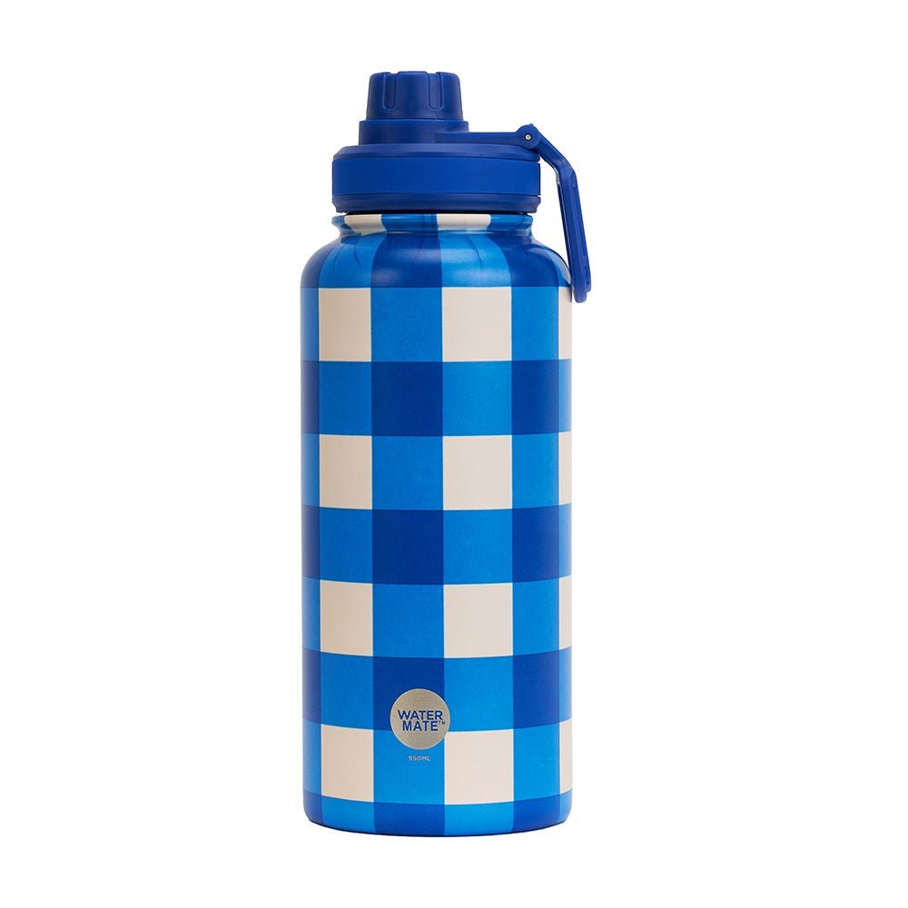 Buy Watermate Drink Bottle – Stainless Steel – Cobalt Blue– 950ml by Annabel Trends - at White Doors & Co