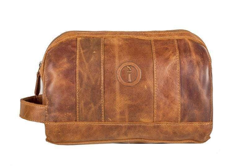 Buy Watson Toilet Bag - CH Tan by Indepal - at White Doors & Co