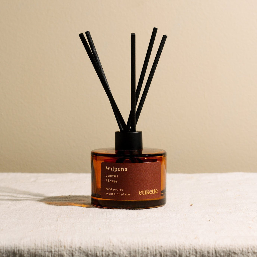 Buy White Doors And Co / Cactus Flower Eco Reed Diffuser by Etikette - at White Doors & Co