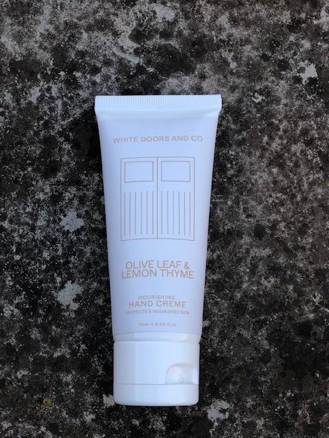 Buy White Doors Hand Cream - Olive Leaf & Thyme by White Doors & Co - at White Doors & Co