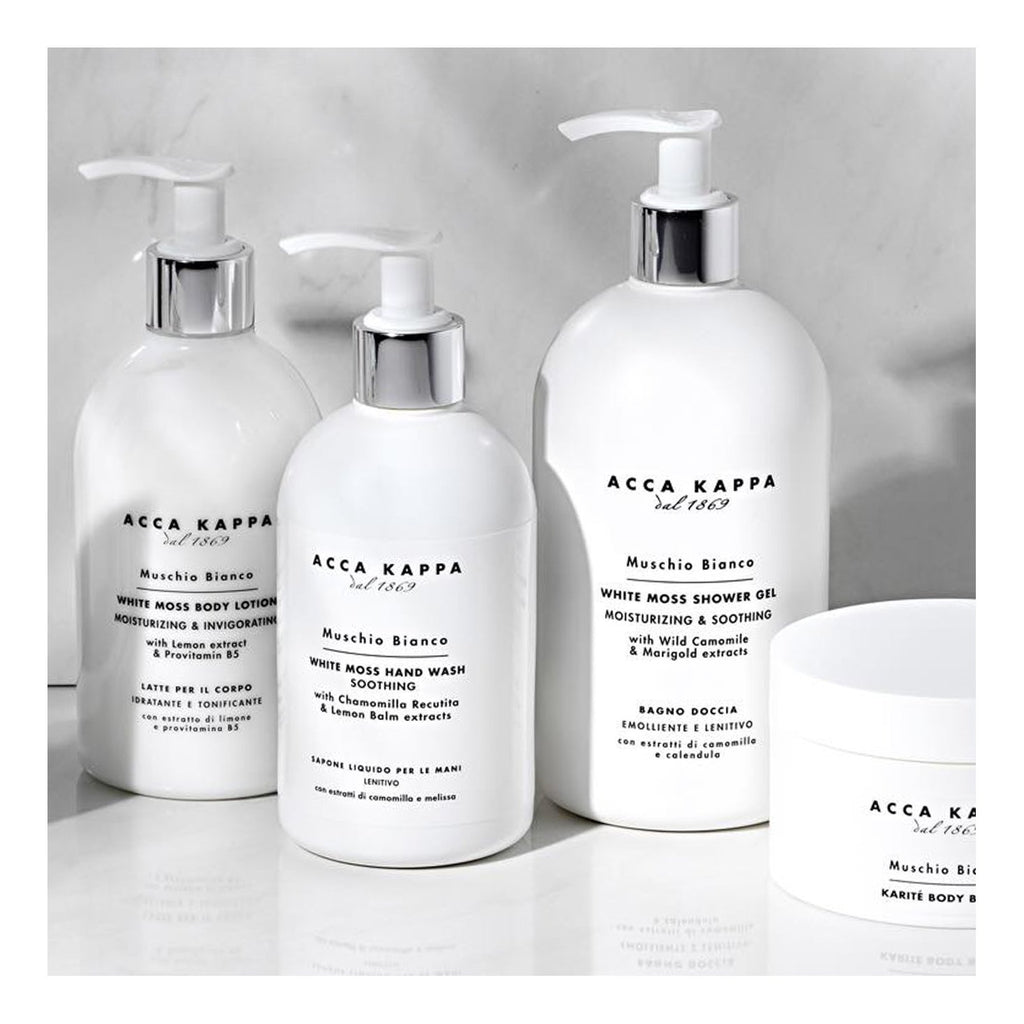 Buy White Moss Bath Foam / Shower Gel - 500ml by Acca Kappa - at White Doors & Co