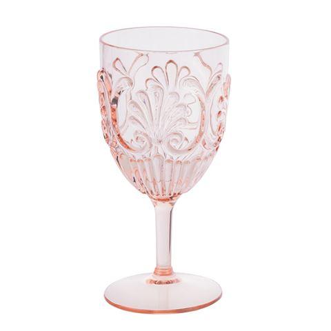 Buy Wine Glass Acrylic - Blush by Flair - at White Doors & Co