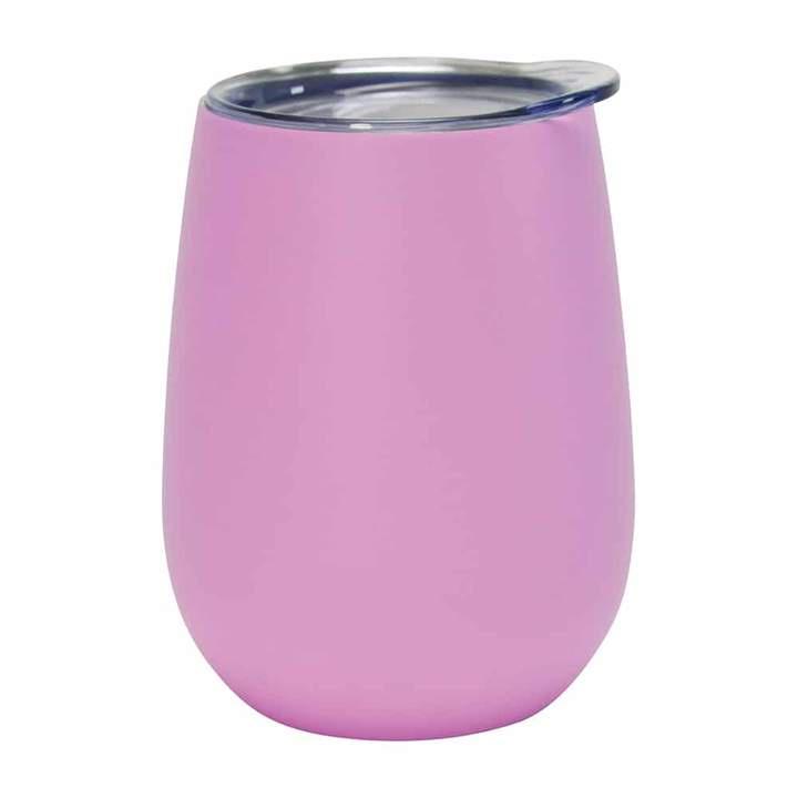 Buy Wine Tumbler Stainless Gelato Pink by Annabel Trends - at White Doors & Co