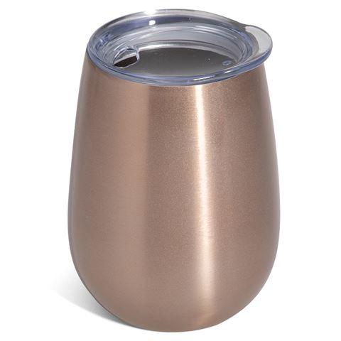 Buy Wine Tumbler Stainless - Rose Gold by Annabel Trends - at White Doors & Co