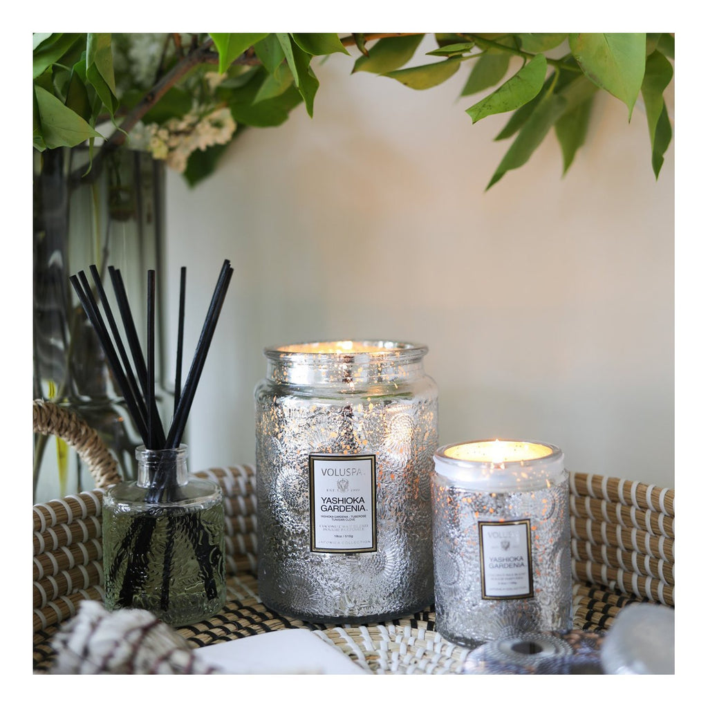 Buy Yashioka Gardenia Candle by Voluspa - at White Doors & Co