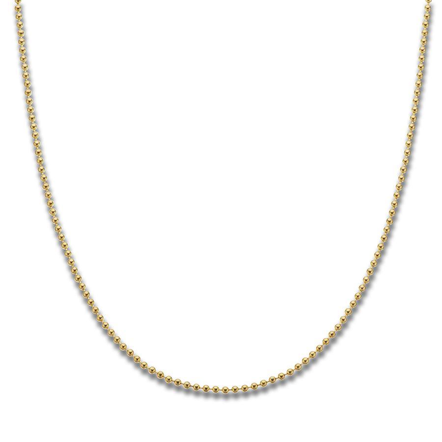 Buy Yellow Gold Plate Ball Chain (50cm) by Palas - at White Doors & Co